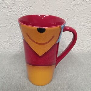Disney Winnie The Pooh Tall Mug Pooh Belly Pooh Bear Some wear to outside paint
